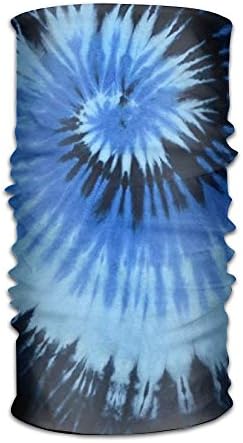TOP YAZU Wens&Womens Tie-Dye Blue Colorful Headband Scarf Face Mask Magic Bandana As Neck Gaiter Head Wrap Ultra Soft Elastic Quick Dry Microfiber For Outdoor Sports Yoga One Size