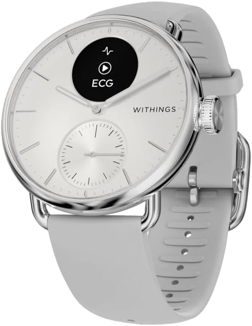 Withings ScanWatch 2 Hybrid Smartwatch ECG SPO2 Sleep 35 Day Battery iOS Android