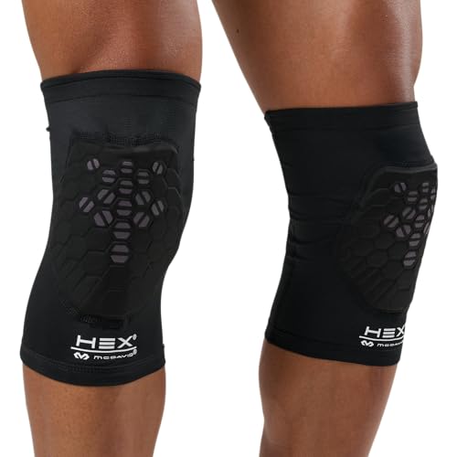 McDavid HEX Viz Knee / Elbow Pad Pair Black/Grey M