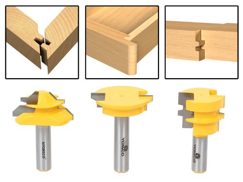 UPC 765573827002, Yonico 15336 Jointing Router Bit Set, 3-Piece