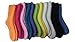 Yacht & Smith 12 Pack Of Women Fuzzy Socks Crew Socks, Warm Butter Soft (Rainbow)