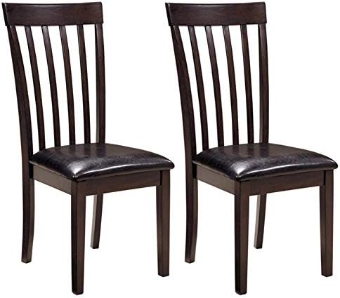 Signature Design By Ashley - Hammis Dining Room Chairs - Set Of 2 - Contemporary Style - Dark Brown Finish