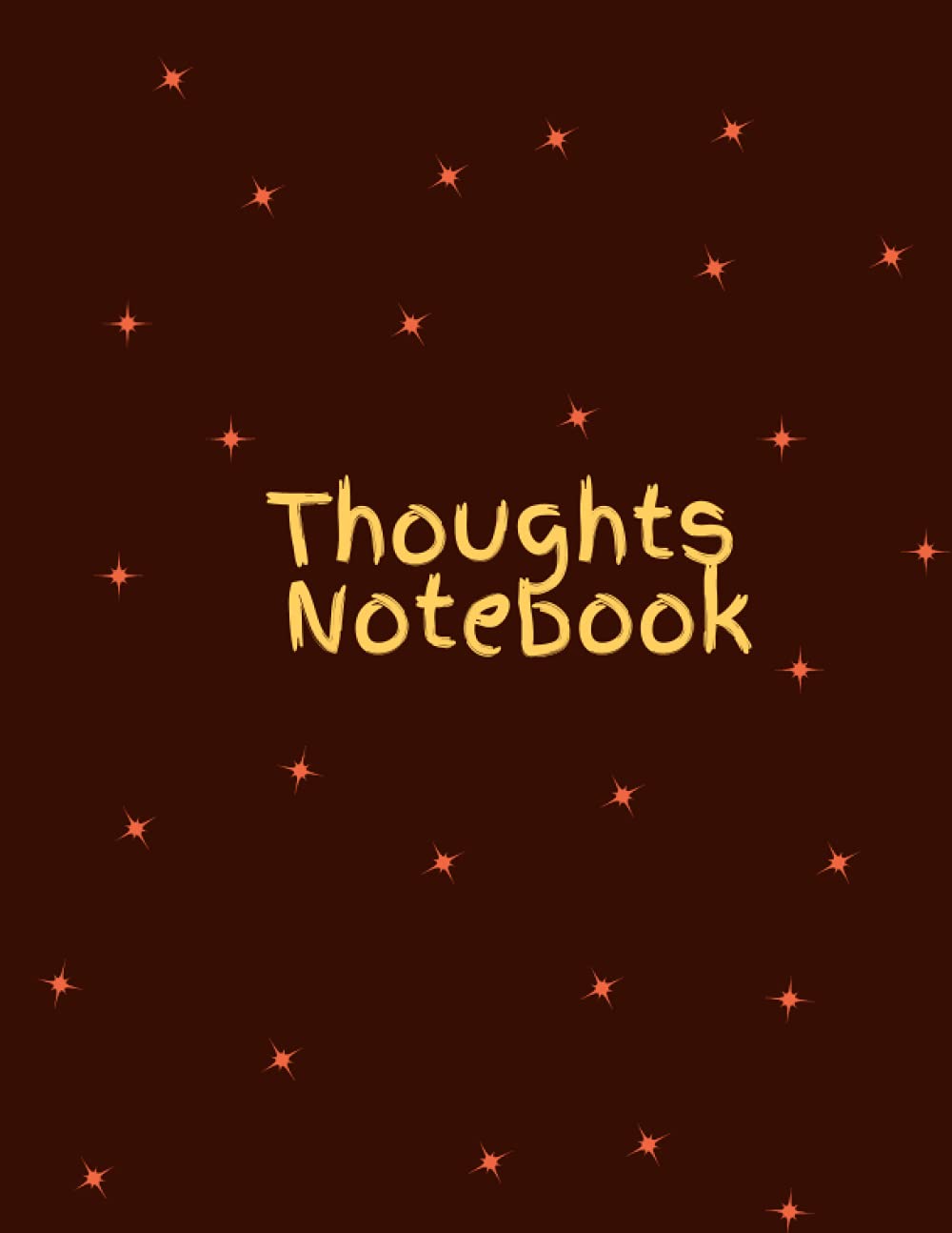 Thoughts Notebook: Blank lined journal notebook | simple cover design | 8.5"x"11 inches 120 pages to write notes , thoughts, diaries, hand practice