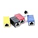 PASOW RJ45 Coupler in-Line Coupler Cat7 Cat6 Cat5e Ethernet Cable Extender Adapter Female to Female (3 Pack)