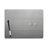 Three By Three Seattle Magnetic Dry Erase Board, Stainless, 12 x 9 Inches (32462)