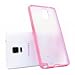 Rejected all traditions Ultra Thin Soft TPU Rubber Bumper with Matte Clear Hard Hybrid Protective Case for Galaxy Note 4 (Pink)
