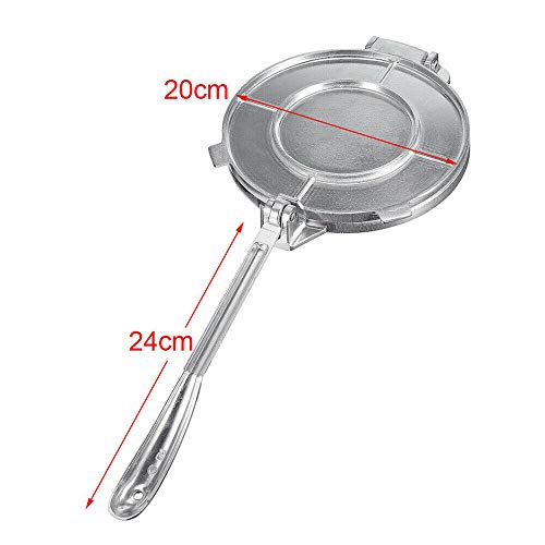 Tortilla Press- 7.8inch Tortilla and Roti Maker Aluminium Electric Tortilla Press Baking Maker for Pitas,Chapati,Flatbread,Pancake Cooking Plate(Non-Stick)