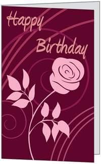 Birthday Wife Sweetie Love You Greeting Card (5x7) by QuickieCards. Always Fast FREE Shipping