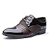 Blivener Men's Pointed Toe Pleather Dress Shoes Casual Oxford