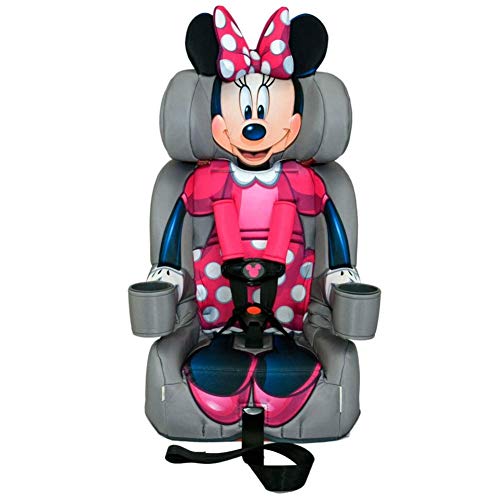 kidsembrace - asiento elevador para automóvil 2 en 1 con arnés, disney minnie mouse