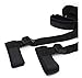 Fetish Bed Bondage Restraint Adjustable,Hand & Ankle Cuffs Strap Kits ,For Female Male and Couple Black