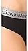Calvin Klein underwear Women's Radiant Cotton Bikini 3 Pack, Black/White/Ashford Grey, M