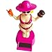 KODORIA Solar Powered Dancing Toy Bobbling Dancing Toy Car Desk Decorative Ornament Kids Children Birthday - Beach Girl Pink