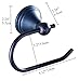 Cavoli Toilet Paper Holder Hanging Oil Rubbed Bronze Bathroom Paper Holder, Single Post,Bronze Wall Mounted Black