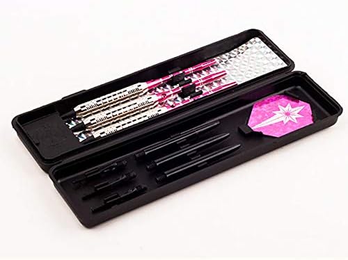 CRSM Darts Set 3 Pcs/Pink/Gold 18G Nickel Plated Soft Pointed Darts Iron Dart Pin Professional Darts Sports Game
