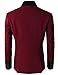 H2H Mens Slim Fit Casual One Button Blazer Jacket Of Various Colors WINE US S/Asia M (CMOBL014)