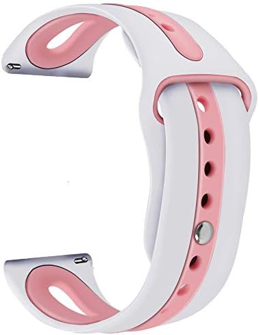 Cyhulu for Samsung Gear S3 / Galaxy Watch 46mm Band, 22mm Silicone Rubber Watch Band Quick Release Strap Sports Bracelet for Samsung Gear S3 Classic Frontier,Gear 2 R380/R381 (A, One size)