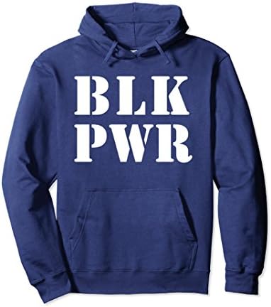 Unisex BLK PWR Hoodie Black Lives Matter Black Queen Black King Large Navy