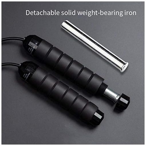 Miwaimao Jumpropes for Adults Fitness,Steel Wire Aerobic Exercise Skipping Jump Rope Gym Sport Fitness Workout Tool - Image 5