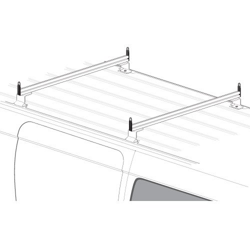 2 Bar Rack System for the Transit Connect 2010-13 and NV200 White
