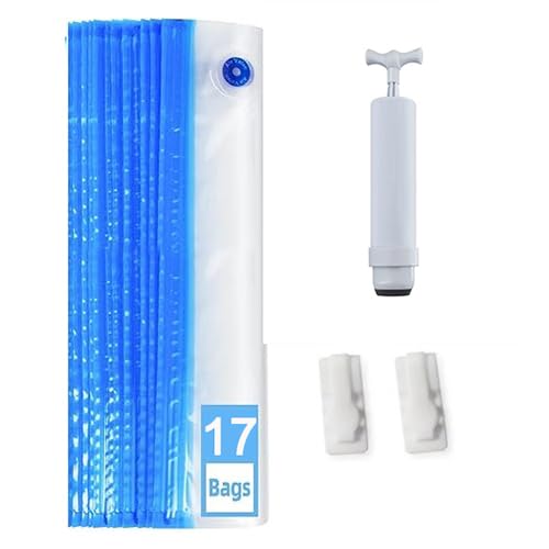 Photo 1 of 3DMkspaceu 17PCS Filament Storage Bags, 3D Filament Vacuum Bags Kit with Hand Pump, Sealing Clips for 3D Printer Filament Storage, for Filament Dryer Box (13.4x11.8 inch)