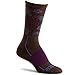 Hi-Tec Women's Performance Hiking Crew Socks for Outdoors, Casual Use (2 Pair Pack) - Brown