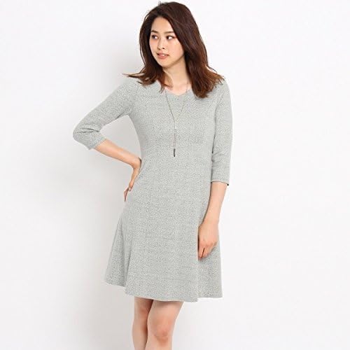 Amazon クード シャンス Coup De Chance L サードツイードaラインワンピース ダークグレー 413 42 Ll ワンピース チュニック 通販