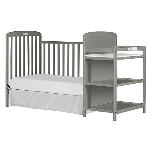 Dream On Me, Anna 3in1 Full Size Crib and Changing Table Combo in