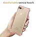 iPhone 7 Plus Case,bonsalay Protective With Bumper Swees Crystal Clear PC Back TPU Bumper Shockproof Drop Protection Cases Cover, Slim Thin Fit For Apple iPhone 7 Plus(2016)- Rose Gold