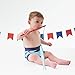 Splash About Happy Nappy Reusable Swim Diaper, Vintage Moby, 2-3 Years
