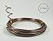 Anodized Aluminum Bonsai Training Wire 5-Size Starter Set with Canvas Bag - 1.0mm, 1.5mm, 2.0mm, 2.5mm, 3.0mm (147 feet total) - Choose Your Color (5 Sizes, Brown)