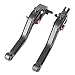 GZYF Short Brake Clutch Levers/for Yamaha YZF R6 2005-2011 / YZF R1 2004-2008 Black and Red