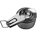 7 Piece Professional Grade Stainless Steel Measuring Cups Set By i Kito