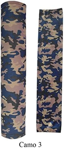 Moisture Wicking Compression Arm Sleeve Camo Print Perfect for Lymphedema, Basketball, Baseball, Running &amp; Outdoor Activities
