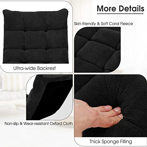 Giantex Floor Chair with Back Support, Folding Sofa Chair with 14