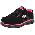 Skechers For Work Women's Synergy Sandlot Alloy Toe Lace-Up Work Shoe