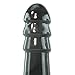 Doc Johnson American Bombshell - B-7 Warhead - Vac-U-Lock and F Machine Compatible Dildo or Butt Plug - Gunmetal Grey