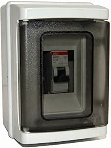 Caja de derivación estanca para exterior con interruptor ...