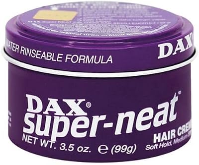 DAX Wax Purple Super Neat Hair Creme 99g Natural Shine Easy Manageability