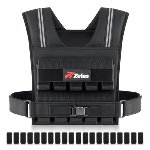 ZELUS Chaleco con peso para hombre, 23/36/45 lb.