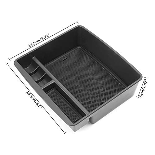 Autone Center Console Organizer Tray Armrest Storage Box for Toyota Land Cruiser Prado FJ150 Lexus GX400 GX460 2004-2018 - Thumbnail 4