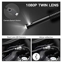 Dual Lens Borescope Camera, Teslong Digital