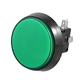 uxcell Arcade Game 52mm Illuminated Momentary Push Button SPDT Micro Switch