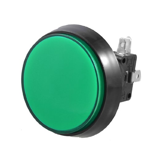 uxcell Arcade Game 52mm Illuminated Momentary Push Button SPDT Micro Switch