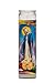 The Miraculous Mother Religious Prayer Candle / La Milagrosa Catholic Novena Vigil Candle (Gardenia Perfumed White Wax)