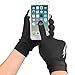 HiCool Winter Gloves, Touch Screen Gloves Thermal Cycling Gloves Driving Gloves for Men and Women (Black, Small)
