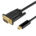 CableCreation USB C to VGA 6ft / 1.8M Cable [Thunderbolt 3 Compatible], Compatible with MacBook Pro 2019 2018, iPad Pro 2019 2018, Surface Book 2, XPS 15 13, Yoga 920 910, Galaxy S10 S9