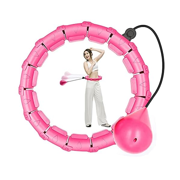 Ansharinc-Weighted-Hula-Hoops-for-Adults-and-Kid-Fitness-Hula-Hoops-at-Home-and-Office-Smart-Hula-Hoops-for-Weight-Loss-1kg-Adjustable-Weighted-Hula-Hoop-for-Exercise Weighted Hula Hoops for Adults and Kids , Smart Hula Hoops for Weight Loss, 1kg/52inch Adjustable Weighted Hula Hoop for…