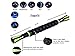 Massage Stick | Massage Roller Stick | Muscle Roller Stick by ZinFit | Durable Massage Roller Back Massage Stick With Anti Slip Handles | For Back Pain Relief, Sore Neck, Tight Back | Black