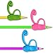 training grips for pencil, Firesara Original Pencil Training Gripper Monkey Design Posture Correction for Kids Preschoolers Children Adults Special Needs Handwriting Aid for Lefties or Righties (3PCS)